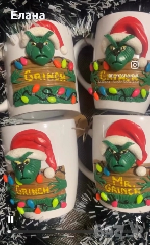 Чаши с полимерна глина, снимка 2 - Ръчно изработени сувенири - 38459326