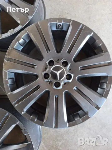 ОРИГИНАЛНИ АЛУМИНИЕВИ ДЖАНТИ МЕРЦЕДЕС  GL-Class X166 - X164, ML  -5x112x66.6-19цола, снимка 5 - Гуми и джанти - 49398233