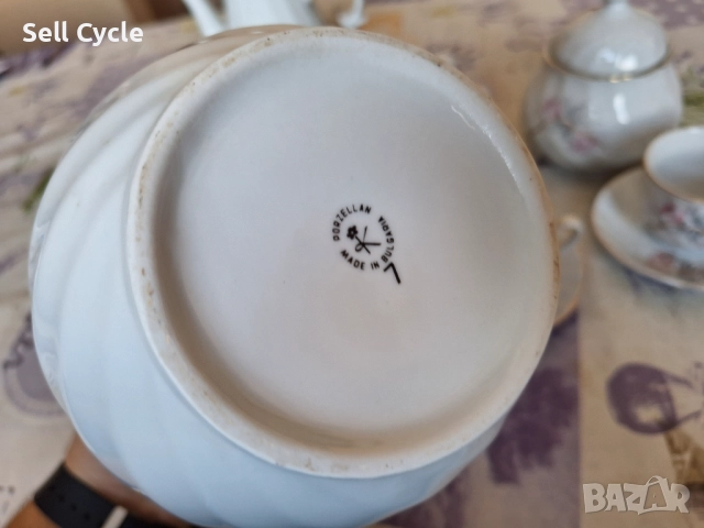 ✅БЪЛГАРСКИ ПОРЦЕЛАНОВ СЕРВИЗ ЗА КАФЕ❗, снимка 10 - Сервизи - 52469619