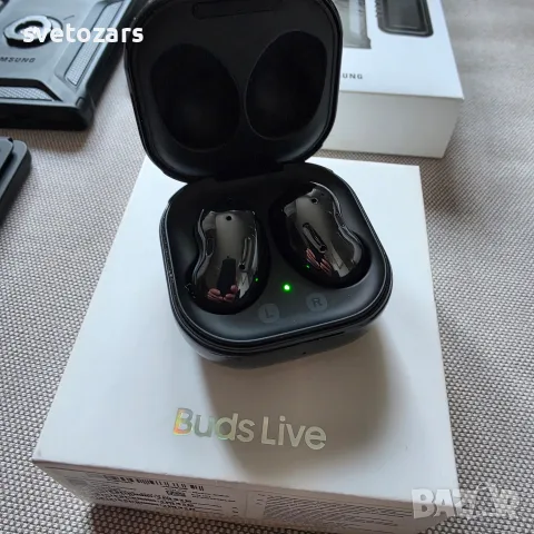 безжични bluetooth слушалки Samsung Galaxy Buds Live - Mystic Black – Пълен комплект, снимка 4 - Bluetooth слушалки - 55848126