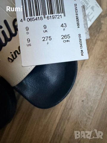 Чисто нови оригинални чехли adidas adilette ! 42,43 н, снимка 8 - Мъжки чехли - 52249402