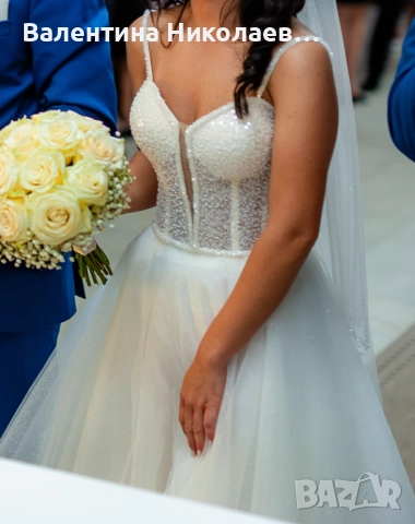 бутикова булчинска рокля , снимка 3 - Сватбени рокли - 51880167