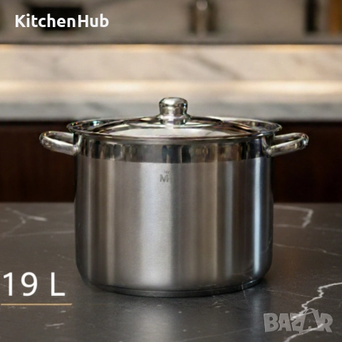 Неръждаема тенджера - MERCURY HAUS COSMO PREMIUM, снимка 7 - Съдове за готвене - 52122700