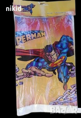 Супермен superman найлонова покривка за парти рожден ден, снимка 2 - Покривки за маси - 26230240
