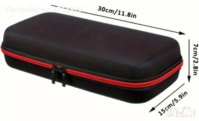 Твърд калъф за микрофони преносим, удароустойчив, снимка 3 - Микрофони - 51340394