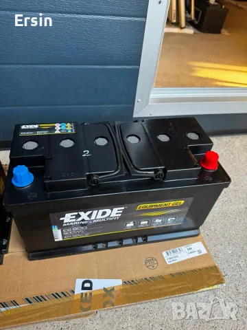 Гелов Акумулатор EXIDE ES900 GEL 80Ah
(Много малко са ползвани) 
(Свалени от нови Кемпери), снимка 3 - Къмпинг мебели - 56096536