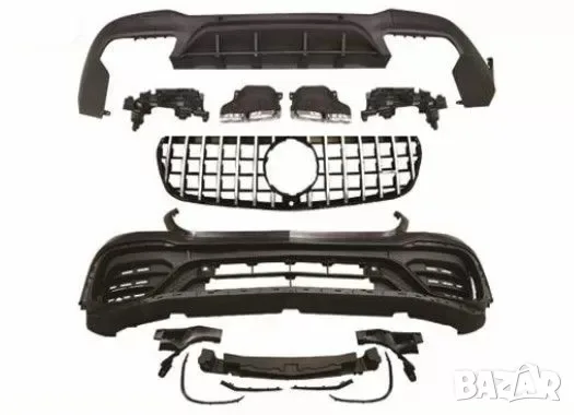 Боди кит S63 AMG за Mercedes GLC X253 SUV 2015–2019, снимка 8 - Аксесоари и консумативи - 55869358