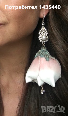 Обеци от серията “Тайната градина” на дизайнерката Анелия Милчева, снимка 3 - Обеци - 41676249