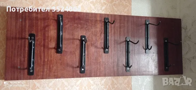 стабилна закачалка за дрехи размери ширина 95 дължина  34 см