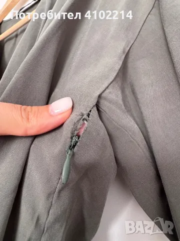 Дамска къса зелена рокля Zara, снимка 2 - Рокли - 50143875