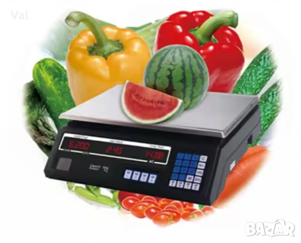 Електронен кантар с капацитет 40 кг и вградена батерия, снимка 5 - Везни - 53849846