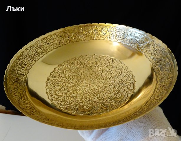 Холандска бронзова фруктиера,салатиера,етикет. , снимка 5 - Антикварни и старинни предмети - 35997726