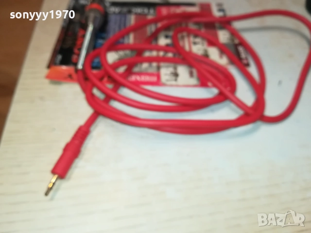 КАБЕЛ ЗА МИКРОФОН-ЧЕРВЕН ОТ ФРАНЦИЯ 1911251028, снимка 5 - Микрофони - 52463186