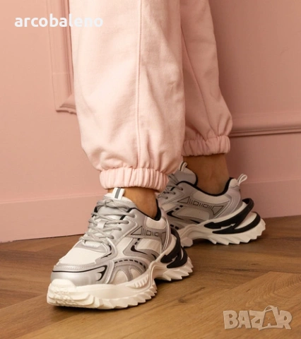 Дамски ниски маратонки Lirana с дебела подметка, 4цвята , снимка 2 - Маратонки - 53407258