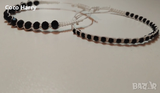 Гривни,ръчно изработени,фасетирани стъклени мъниста, снимка 5 - Гривни - 53012103