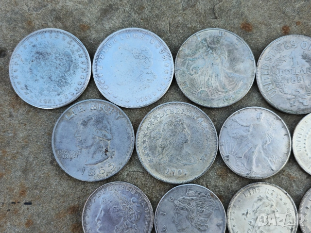 Реплика на Сребърни Американски Долари, снимка 6 - Нумизматика и бонистика - 53687557