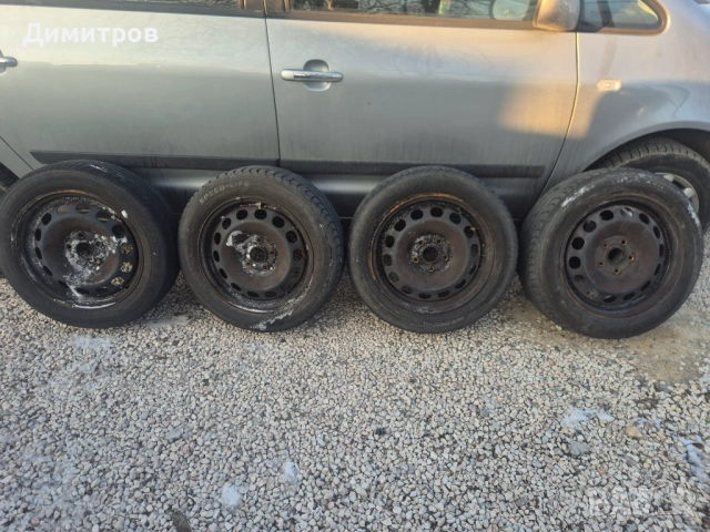 4 гуми SEMPERIT 205/55R16 с джанти 5Х112, снимка 2 - Гуми и джанти - 53153088