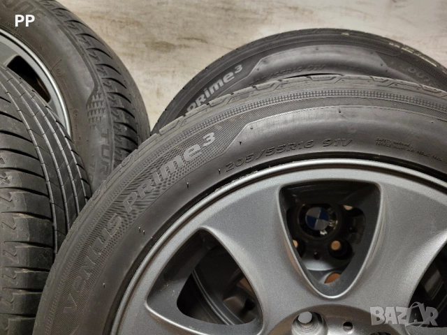 джанти 16" 5х120 BMW летни гуми 205/55/16, снимка 12 - Гуми и джанти - 52976813