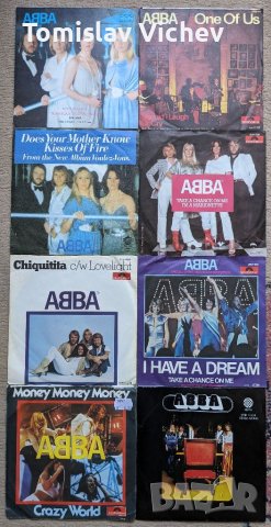 ABBA малки плочи, снимка 1 - Грамофонни плочи - 41764421