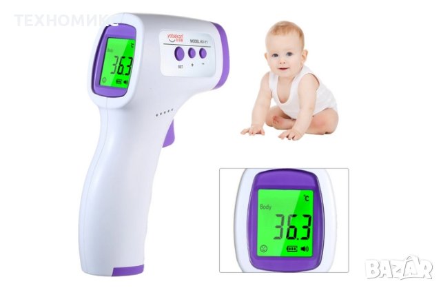 Професионален, Инфрачервен термометър с висока точност за измерване на телесна температура, снимка 2 - Други - 41209572