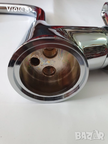 Стоящ смесител за умивалник с висок тръбен чучур Видима, снимка 4 - Други - 52183842