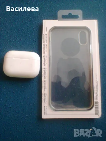 Кутийка за безжични слушалки Apple+ Прозрачен калъф за IphoneX, снимка 2 - Аксесоари за Apple - 47469367