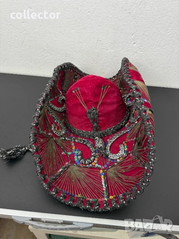 Богато украсено мексиканско сомбреро. №7666, снимка 4 - Други - 52582795