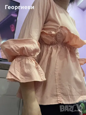 Розова блуза negative, снимка 2 - Блузи с дълъг ръкав и пуловери - 50037973