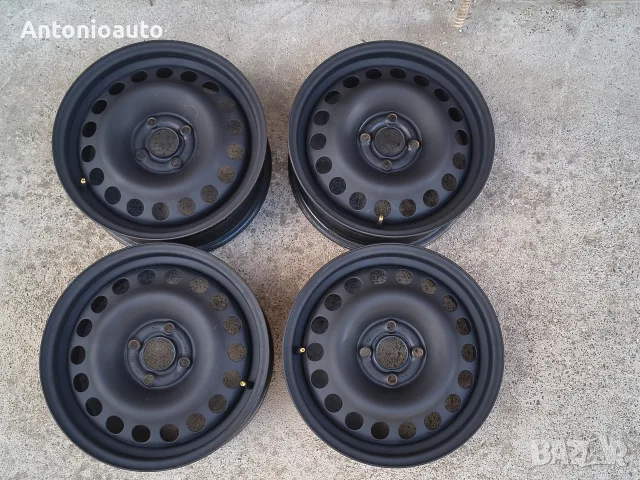 4х100 - 15 цола Опел 4x100 Opel 4 x 100 метални джанти 4 броя , снимка 5 - Гуми и джанти - 56098787
