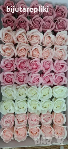 Сапунени рози 50 броя, снимка 1