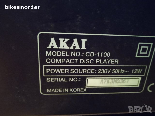 AKAI CD1100 , снимка 7 - Декове - 44172301