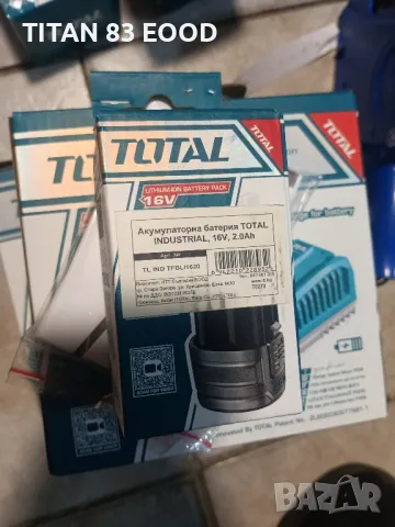 Акумулаторна батерия TOTAL INDUSTRIAL, 16 V, 2.0 Ah, снимка 1 - Други инструменти - 47764955