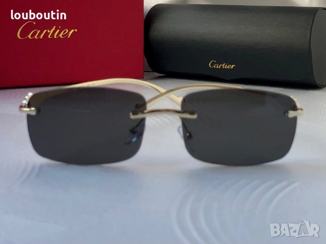 Cartier мъжки дамски  слънчеви очила с пантера унисекс, снимка 4 - Слънчеви и диоптрични очила - 52915454