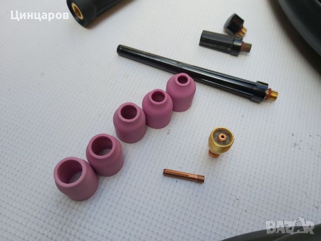 Тиг-Виг шланг дължина 8м.гъвкава глава серия 9,кран газ/ключ, снимка 11 - Други машини и части - 40117020