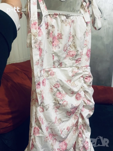 Лятна рокличка с подплата и вързанки , снимка 7 - Рокли - 52336198