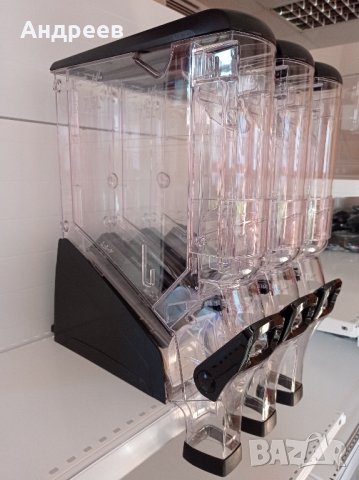 Диспенсър / контейнер 7,5л за ядки, кафе и др., снимка 3 - Оборудване за магазин - 41679827