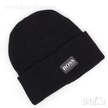 Мъжка зимна шапка черна с погъв-Маркова Код на продукта:MSHA-17