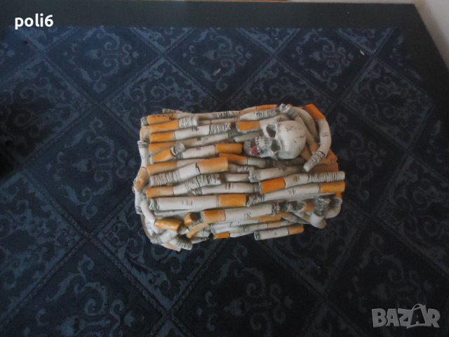 кутия за цигари с череп