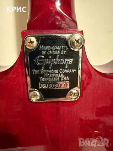 Epiphone EB-0 SG BASS Cherry, снимка 15 - Китари - 48511897