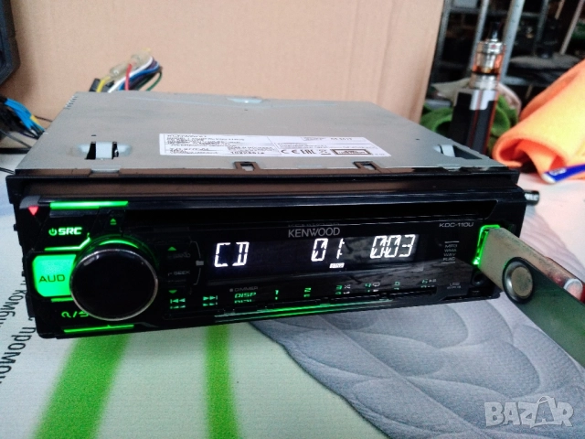Автомобилно радио 4x50 W KENWOOD KDC-110UG, снимка 5 - Аксесоари и консумативи - 52049866