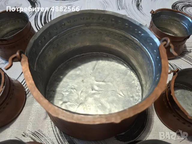 Комплект стари менчета, снимка 5 - Антикварни и старинни предмети - 55849247