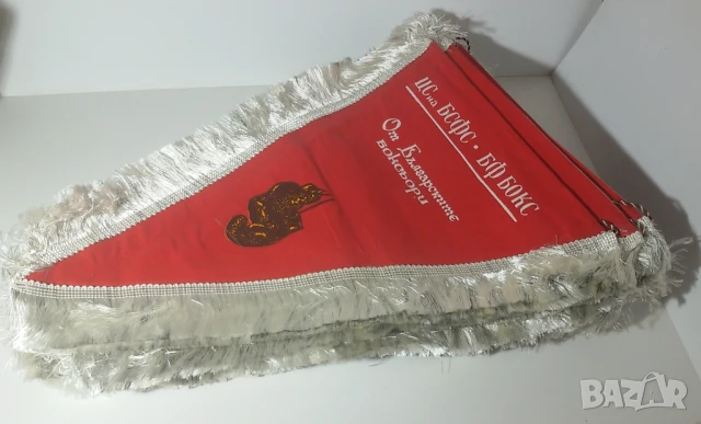 25 игрални флагчета ЦС на БСФС БФ Бокс "От Българските боксьори" със сиви/бели конци, снимка 8 - Колекции - 51277429