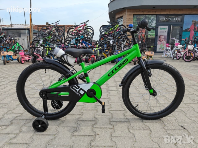 CROSS Велосипед 20" PATROL зелен, снимка 12 - Велосипеди - 53830618