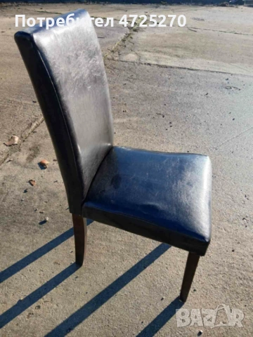 Трапезни кожени столове, снимка 4 - Столове - 53478785