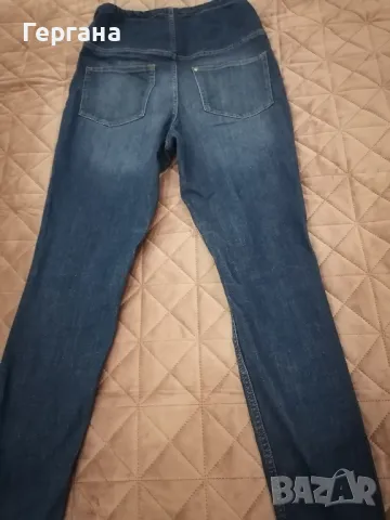 Дънки за бременни H&M размер L, снимка 2 - Дрехи за бременни - 48543823