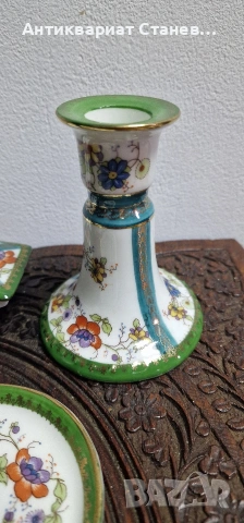 Антикварна порцеланова мастилница, снимка 5 - Антикварни и старинни предмети - 53459580