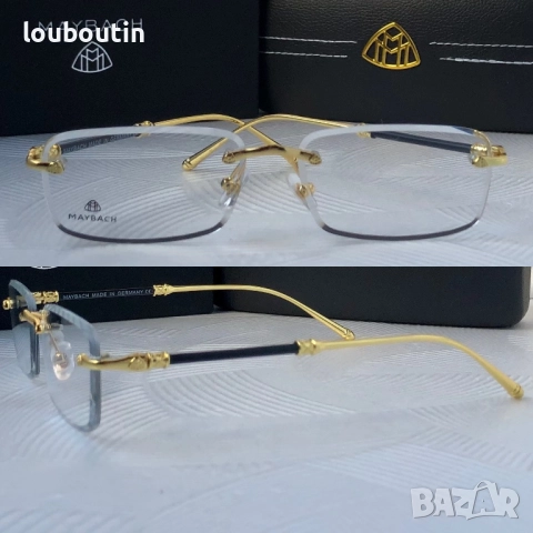 Мъжки слънчеви очила правоъгълни 3 цвята Maybach, снимка 3 - Слънчеви и диоптрични очила - 51706540