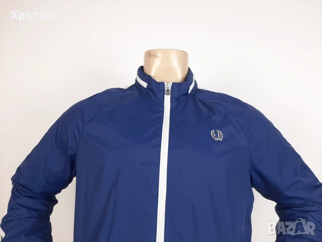 Fred Perry Windbreaker - Oригинално мъжко тънко яке размер L, снимка 6 - Якета - 53637732