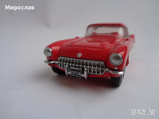 1:43 MATCHBOX CHEVROLET CORVETTE 1956 КОЛИЧКА ИГРАЧКА МОДЕЛ , снимка 2 - Колекции - 44758695