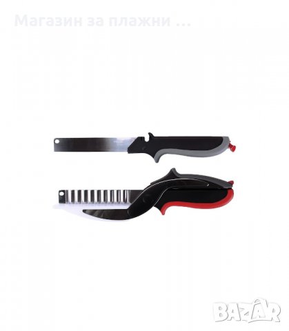НОЖИЦА 2 В 1 ЗА ЗЕЛЕНЧУЦИ И МЕСО CLEVER CUTTER С ПОДАРЪК ДЪСКА ЗА РЯЗАНЕ - код 1504, снимка 8 - Други - 34281383